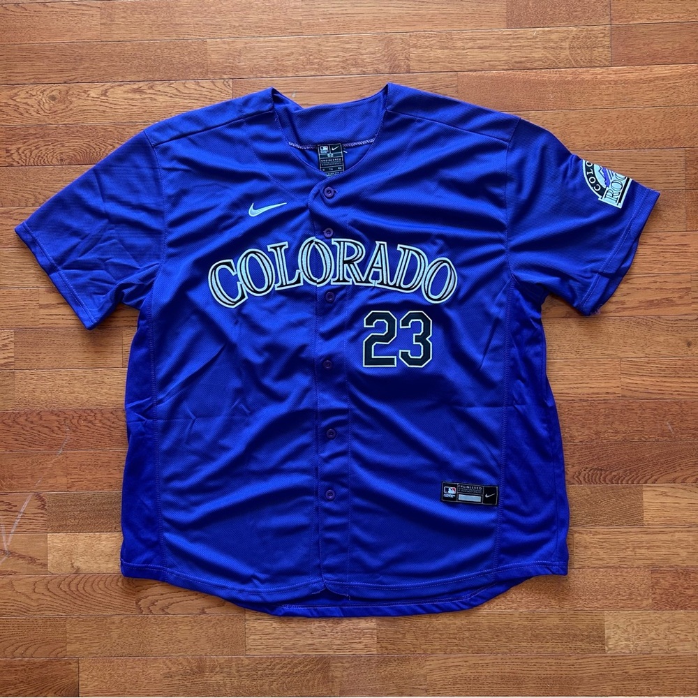 Colorado Rockies Kris Bryant Nike Jersey
